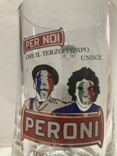 boccale birra Peroni Italia-Francia 2011
