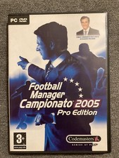 FOOTBALL MANAGER CAMPIONATO 2005, PRO EDITION PC/ DVD ROM ITA