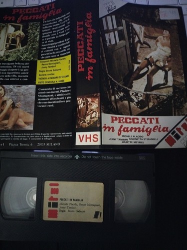 Peccati famiglia vhs - in,