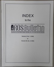 INDEX TO REED ORGAN SOCIETY