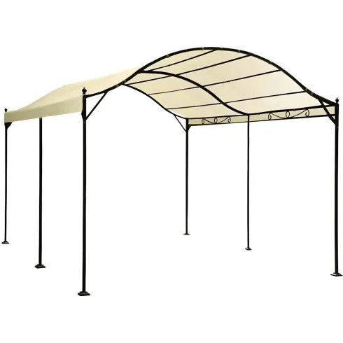 Gazebo giardino 3x4 ecrù - gazebo,