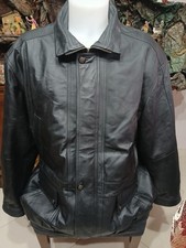 Giacca cappotto in pelle da