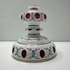 Antique Bohemian candle holder