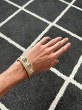 Bracciale a scatto in pelle