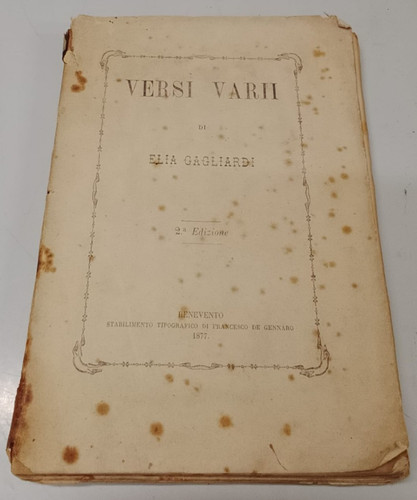 Gagliardi elia versi varii - elia,