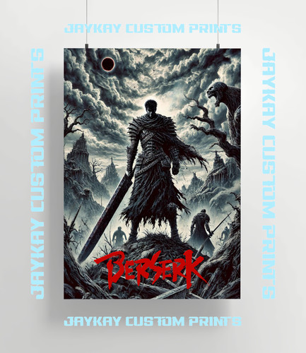 Poster berserk guts anime - berserk,