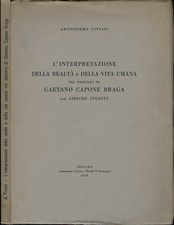 L'interpretazione della realtà e della vita umana nel pensiero di Gaetano Capone