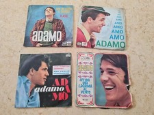 ADAMO  45 giri vinile LOTTO 45 Giri DISCO  4 Dischi Vinili Job Anni 60 Originali