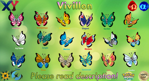 Shiny non vivillon 6iv - shiny, non-shiny