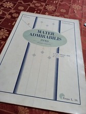 MATER ADMIRALIS Spartito Inno