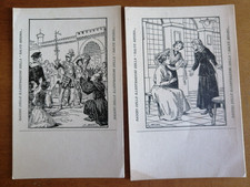 DUE CARTOLINE D' EPOCA - PUBBLICITARIE DELLA RIVISTA  " SALVE REGINA " - BIELLA