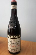 Vino BAROLO DOC,  1967 GIACOMO