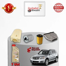 KIT TAGLIANDO 4 FILTRI E OLIO MERCEDES GLK 220 CDI X204 125KW 170CV DAL 2008 ->