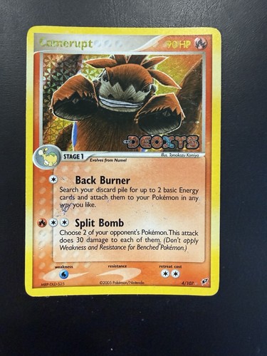 Pokémon tcg camerupt holo - camerupt,