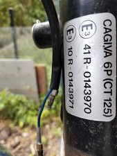 Telaio Cagiva 125 Blus Con Targa