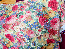 Vintage Sanderson rosa e peonia cotone 122 cm di larghezza x 190 cm di lunghezza