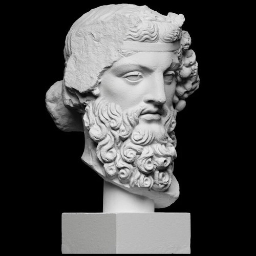 Statua scultura testa - scultura, di
