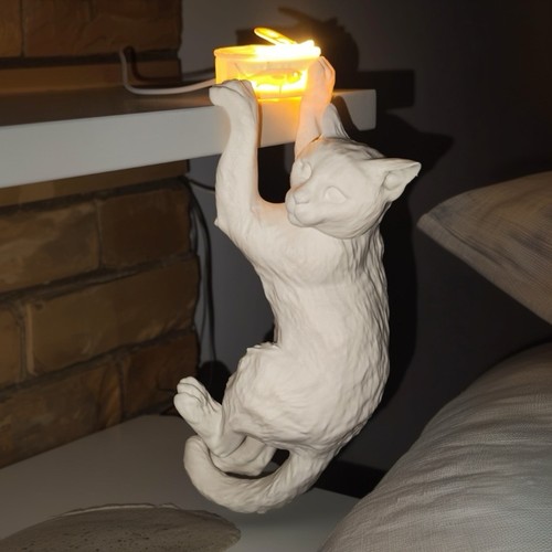 Lampada tavolo gatto - lampada,