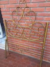 letto singolo ottone