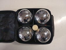 Set 4 Bocce Metallo Petanque