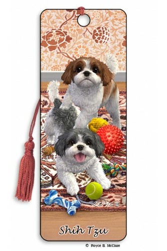 Segnalibro shih tzu - 3d,
