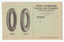 MESSINA Via Risorgimento 12 - Officina di Vulcanizzazione CAMINITI NATALE 1925