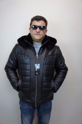Giacca bomber pelle di - in,