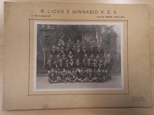 Foto fascio balilla ginnasio - fascio,