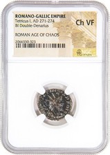 Moneta Romana Tetrico I - NGC