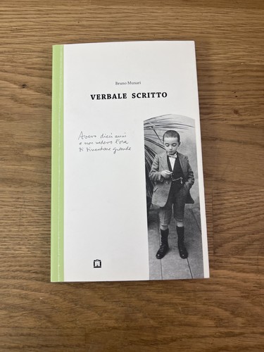 Bruno munari verbale scritto - bruno,