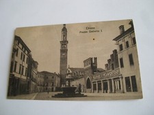 Vicenza - Thiene Piazza Umberto I + negozi - non spedita f. p. lieve piega