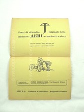 FALCIATRICE AEBI  PARTI RICAMBIO  MACCHINA AGRICOLA VINTAGE VECCHIA 1945