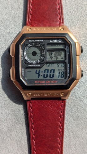 Casio 1200 worldtimer - casio, con