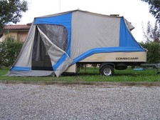carrello tenda 2 posti, buone  condizioni, anno 1995, con tendalino e veranda