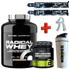 Scitec Nutrition Radical Whey 2000 g proteine proteine + Biotech USA creatina 300