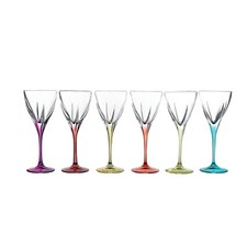 Set 6 Calici  Colorati Fusion