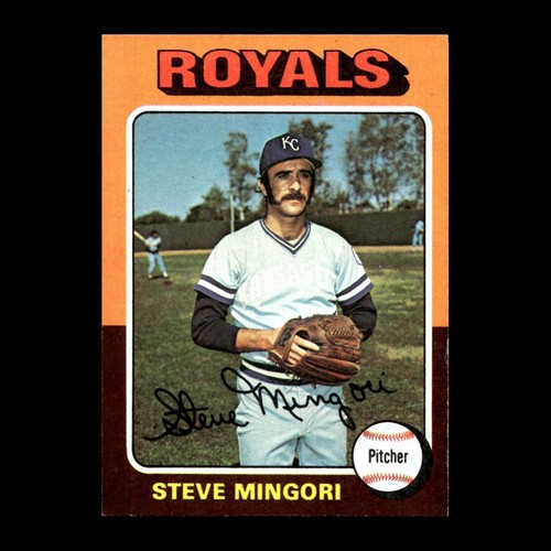 Steve mingori 1975 - steve, topps