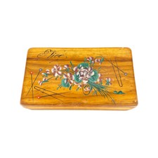 Scatola da cucire in legno di