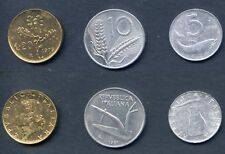 ITALIA - ITALIA - LOTTO DI N° 3 MONETE - 1954 5 L. - 1981 10 L. - 1975 20 L. - USATE