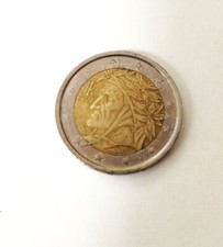 Moneta euro 2002 dante - moneta,
