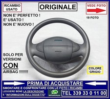 VOLANTE STERZO IN GOMMA grigio -non è perfetto- FIAT 600 SEICENTO 2001-2010