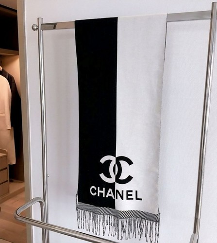Sciarpa chanel cashmere e - chanel, in