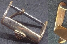 Original Jaeger LeCoultre Buckle Fibbia 16mm inner Rose Gold Plated ! L@@K !