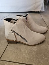 Stivaletti donna Numero 37 Doppia Zip Beige 