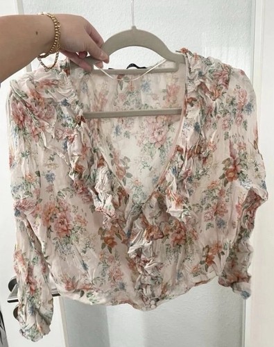 Zara volant tunica camicetta - zara,
