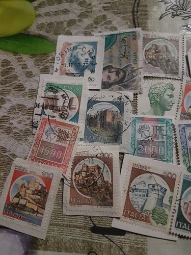 Lotto francobolli con alti - lotto, 35