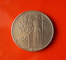 100 LIRE 1979 ERRORE - SENZA SEGNO DELLA ZECCA E CON L VALORE TAGLIATA [B161]