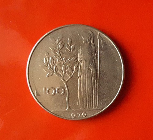 100 lire 1979 errore senza - -,