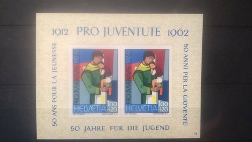 Svizzera 1962 blocco - 1962, pro