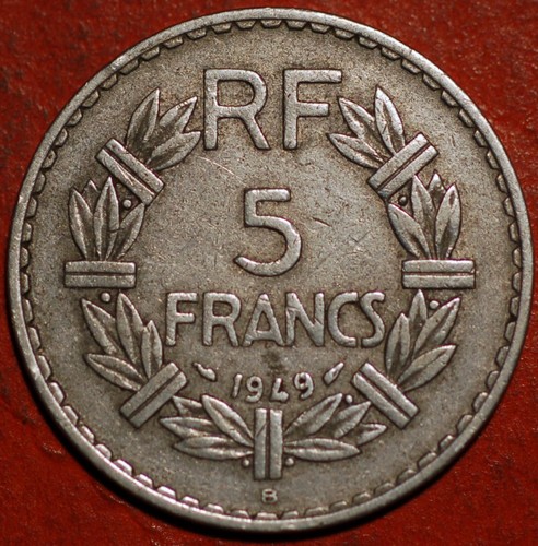 Francia franchi 1949 - 5, km#